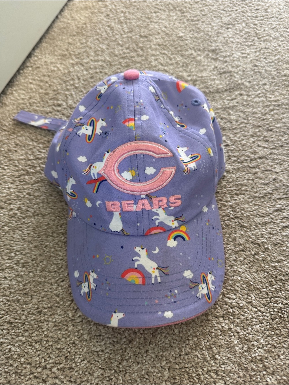 ‘47 Brand Lavender Unicorn Rainbow Baseball Cap